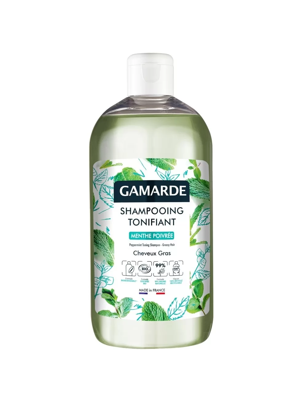 Scalp și păr - Sampon natural tonifiant Gamarde