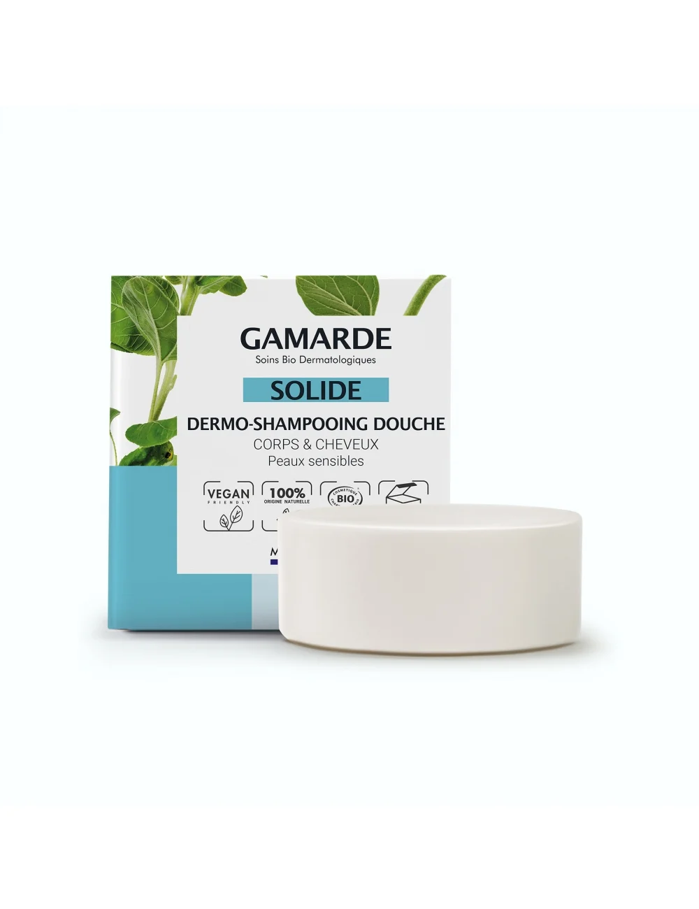 Dermo solide - Sampon si gel de dus dermo solid par si corp Gamarde