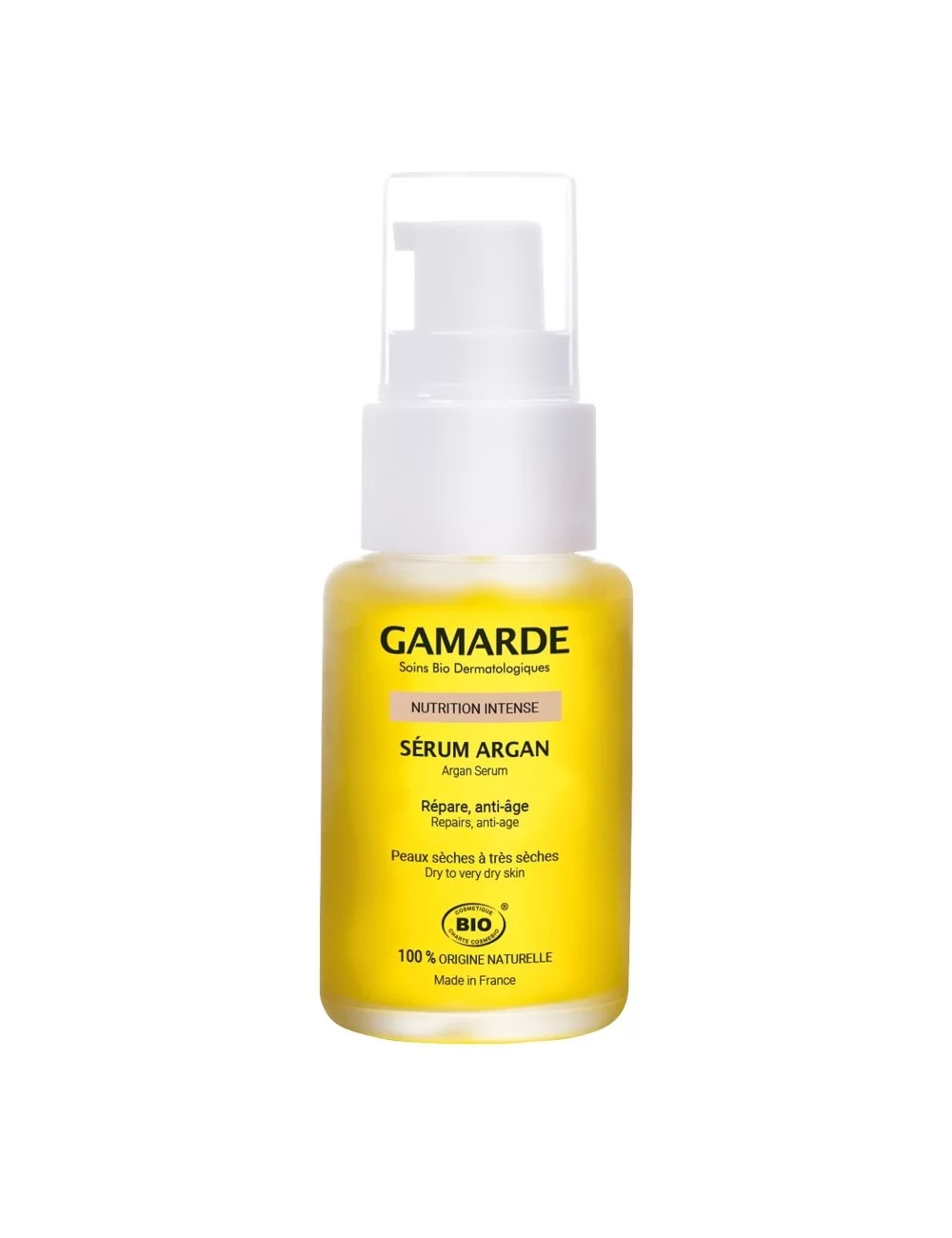 Nutriție intensă - Ser nutritiv cu ulei de argan Gamarde