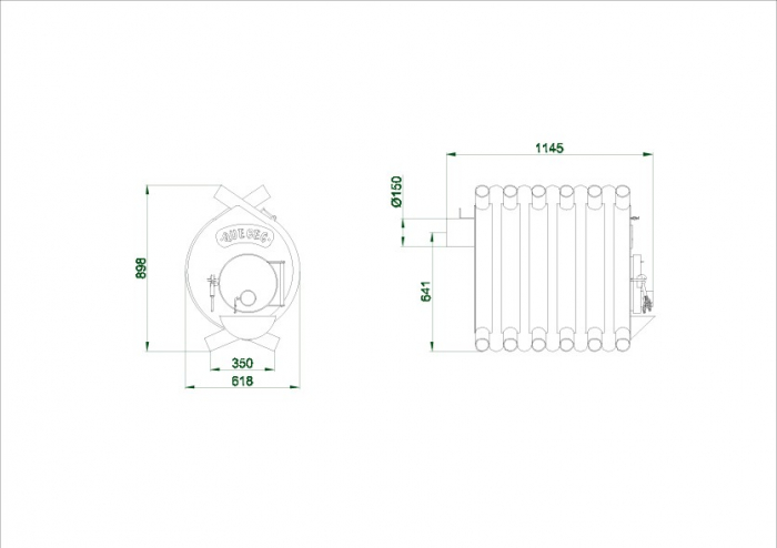 Soba Canadiana Tip 03, 26 Kw - 600 mc., QUEBEC SEMINEU [2]