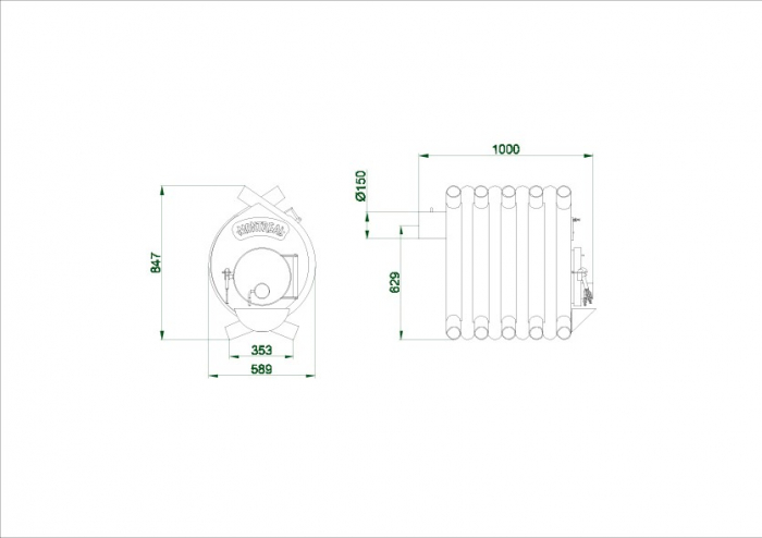 Soba canadiana MONTREAL CLASIC Tip 02, 18 Kw -400 mc [3]