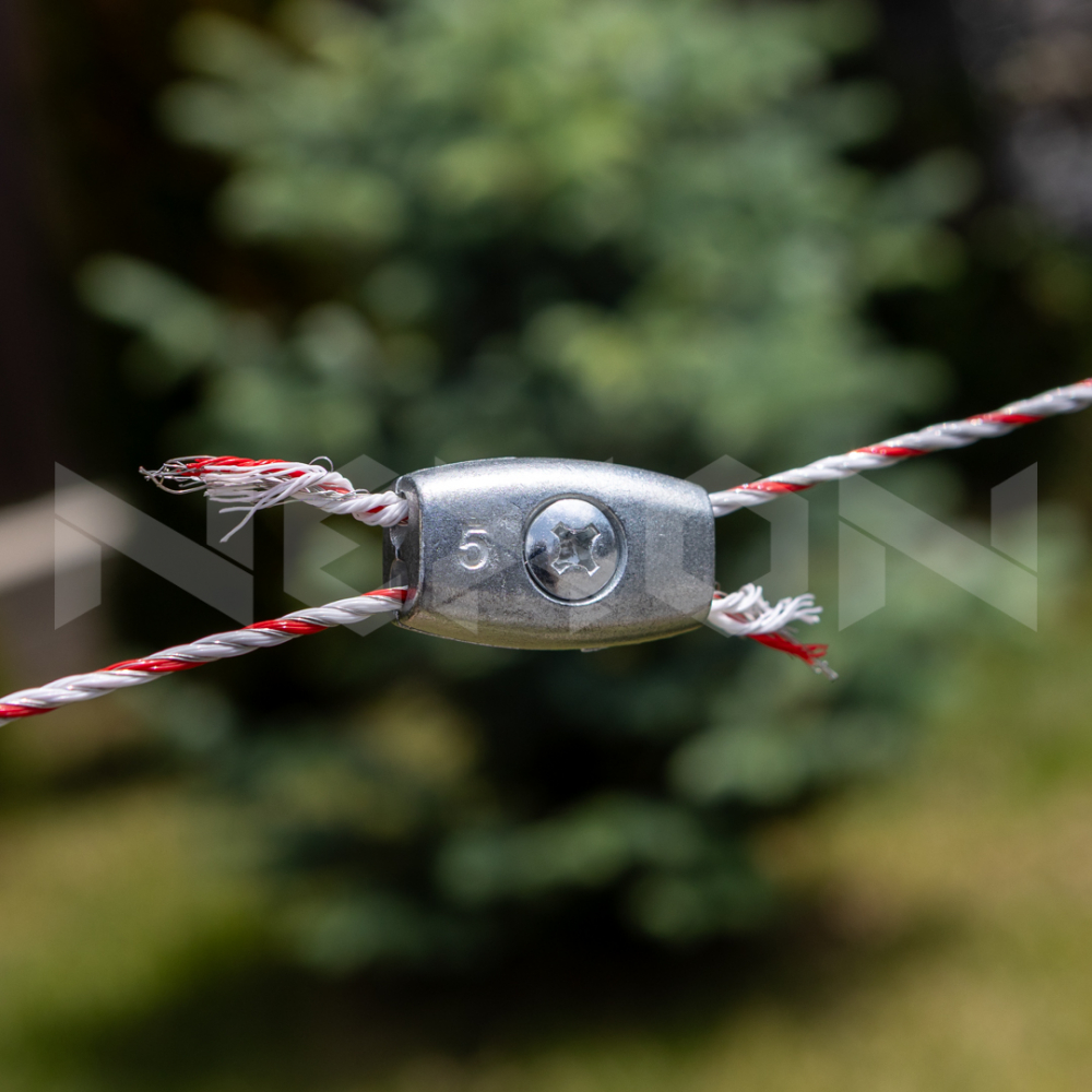 Conectori pentru gard electric, cu șurub si piuliță incorporată [3]