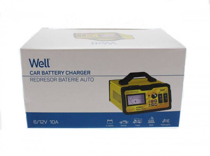 Redresor baterie auto Well 6V, 12V, 10A [5]