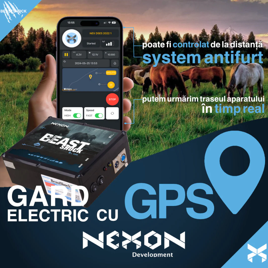 Aparat gard electric NEXON BeastShock Generația 5 cu 5.8J putere și cu GPS încorporat [2]