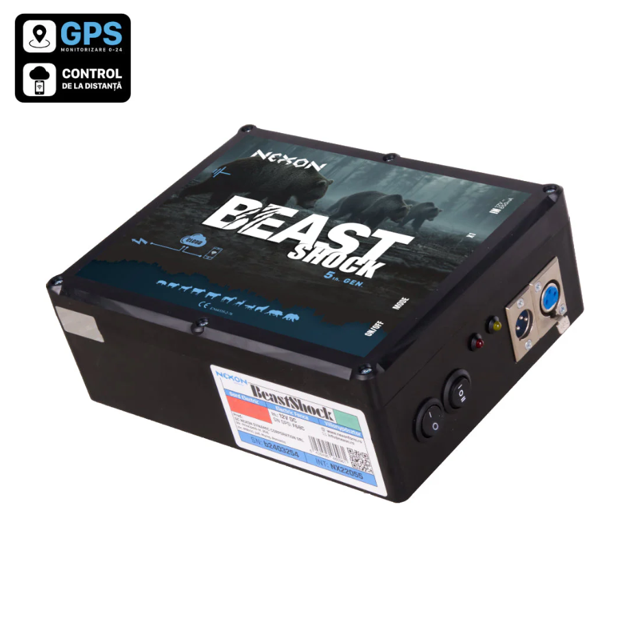 Aparat gard electric NEXON BeastShock Generația 5 cu 6.8J putere și cu GPS încorporat [1]