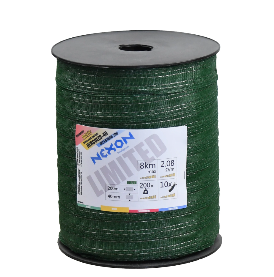 Banda Gard electric NEXON HERCULES-40 Verde 200m 10 lite 200kg [2]
