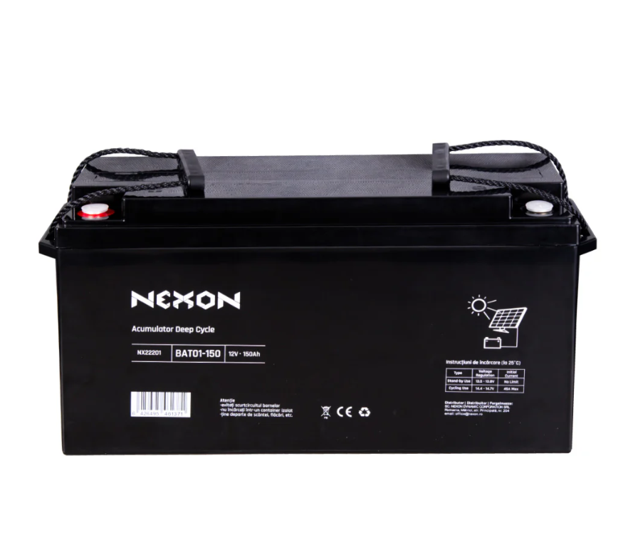 Baterie solara, plumb acid 12V 150Ah NEXON [2]