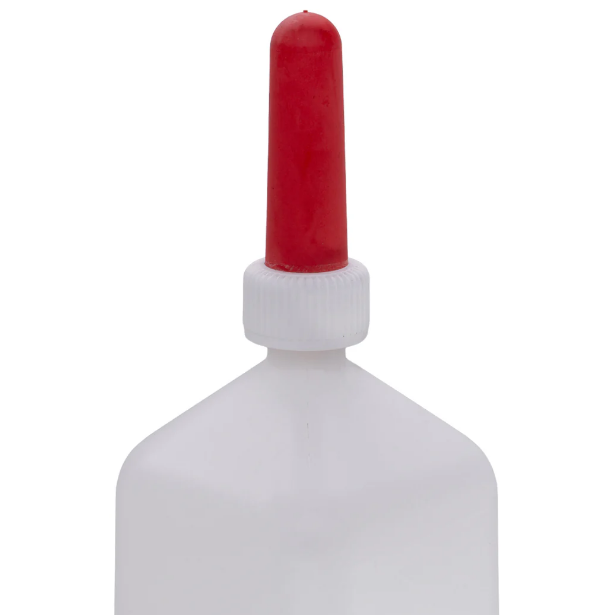 Bidon alăptare viței 2L cu tetină roșie și scară gradată [3]