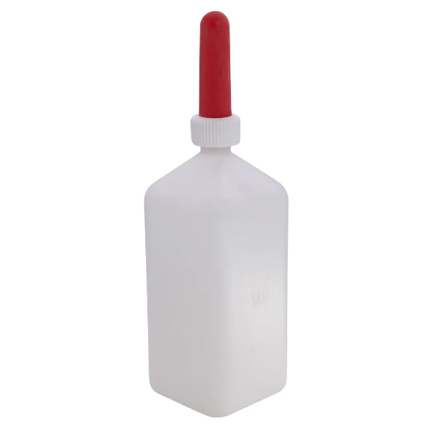 Bidon alăptare viței 2L cu tetină roșie și scară gradată [2]