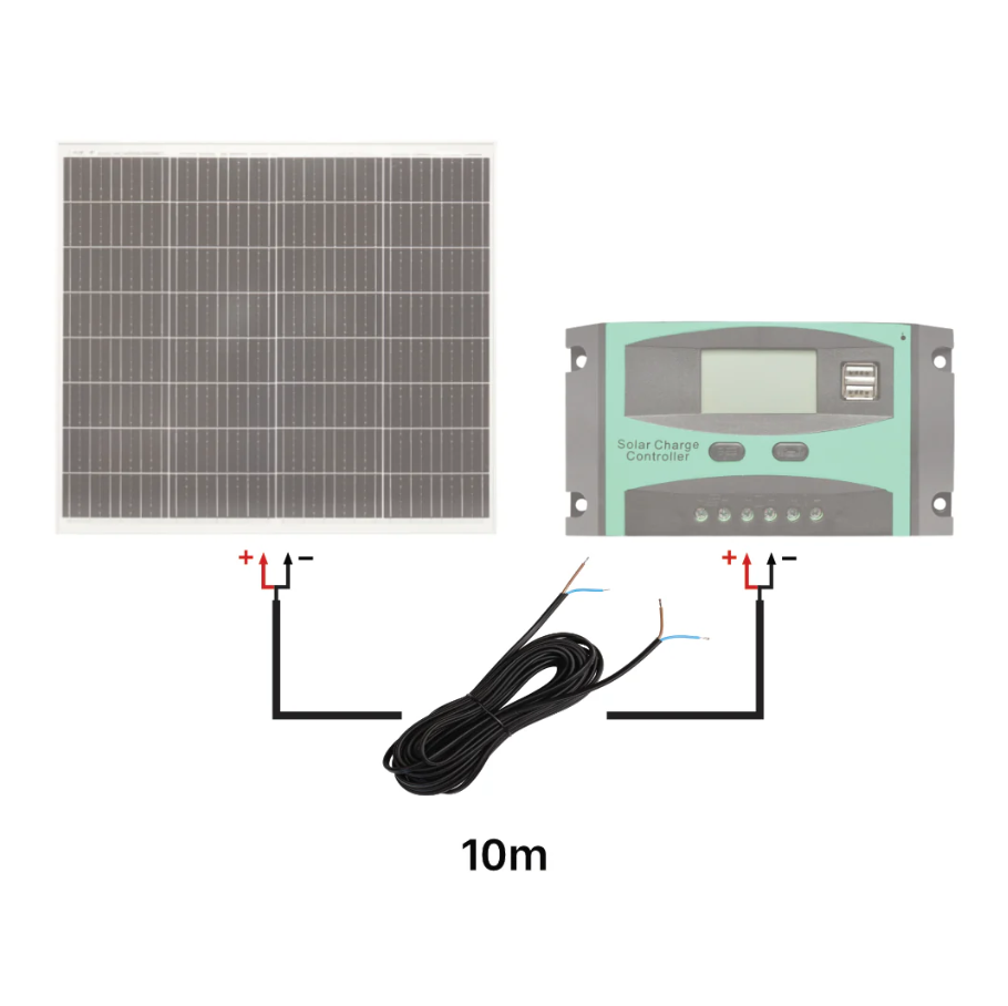 Cablu intermediar PWM-Panou solar NEXON 2x0.75 5m [2]