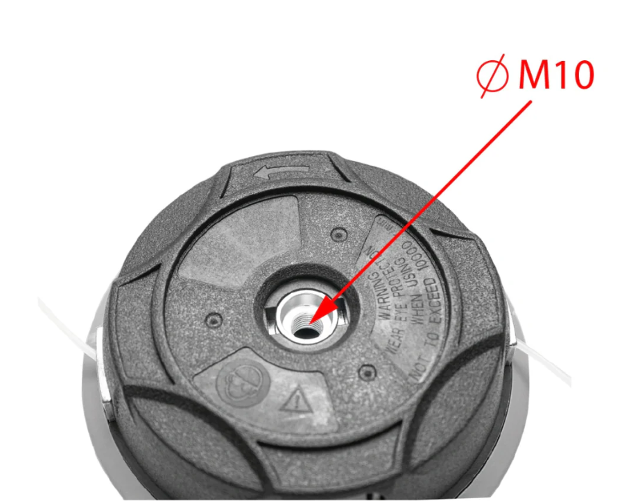 Cap tambur universal pentru motocoasă – fir 2,5 mm, filet M10 x P1.25 LH | NEXON [5]