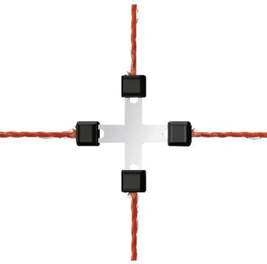 Conector fir gard electric în cruce - 3mm [1]