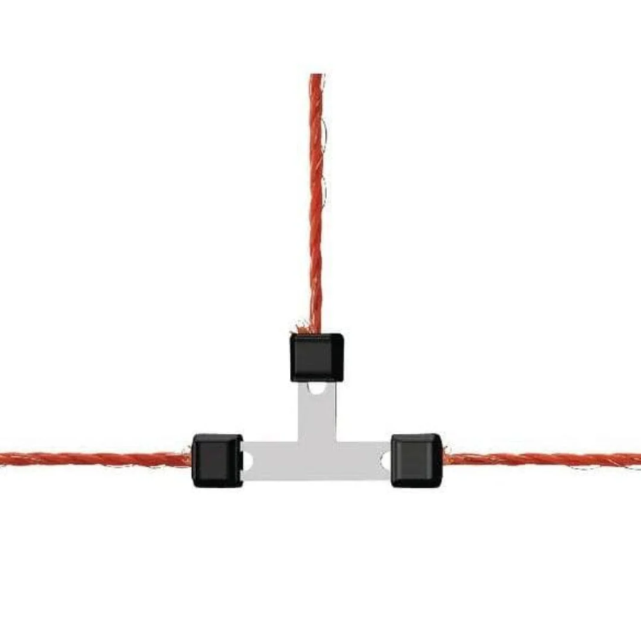 Conector fir gard electric T max 3mm - set de 5 bucati [1]