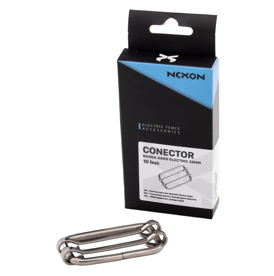 Set Conectori pentru bandă gard electric - ideal pentru prelungirea benzilor [4]