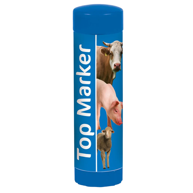Creion albastru pentru marcarea animalelor TopMarker [2]