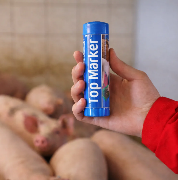 Creion albastru pentru marcarea animalelor TopMarker [3]