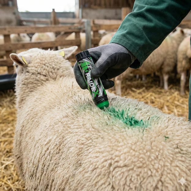 Creion verde pentru marcarea animalelor RAIDEX [3]