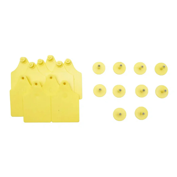 Crotalii pentru bovine galbene 10 buc 64×95 mm [4]