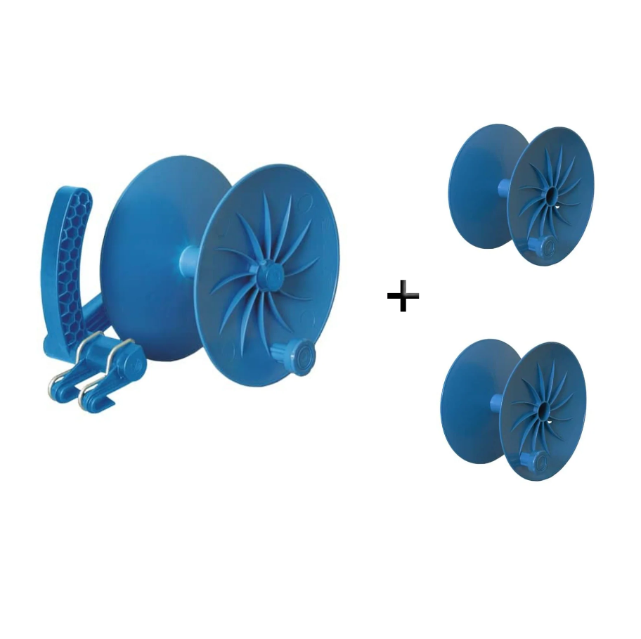 Derulator tambur fir gard electric NEXON cu 2 bobine de schimb [1]