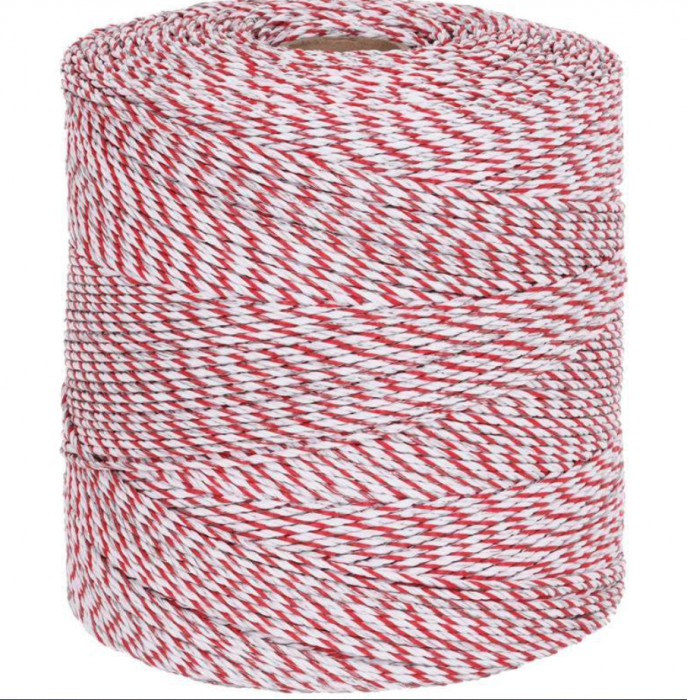 Fir gard electric 100M NEXON Thunder Rosu cu Alb 11lite 180kg [2]