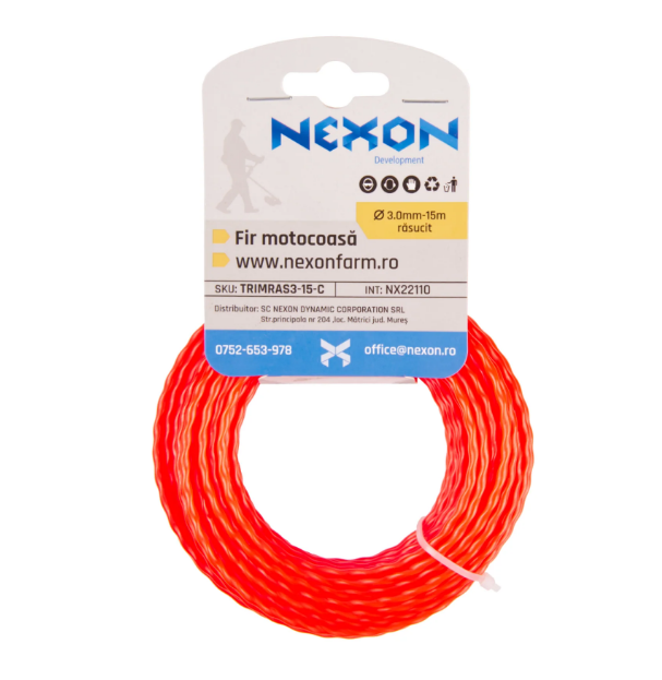 Fir răsucit pentru motocoasă 3 mm x 15 m NEXON [2]