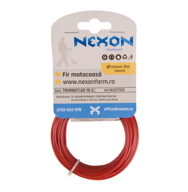 Fir rotund pentru motocoasă 1.65 mm x 15 m NEXON [2]