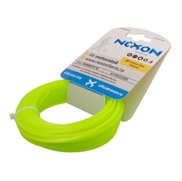 Fir rotund pentru motocoasă 2 mm x 15 m NEXON [3]