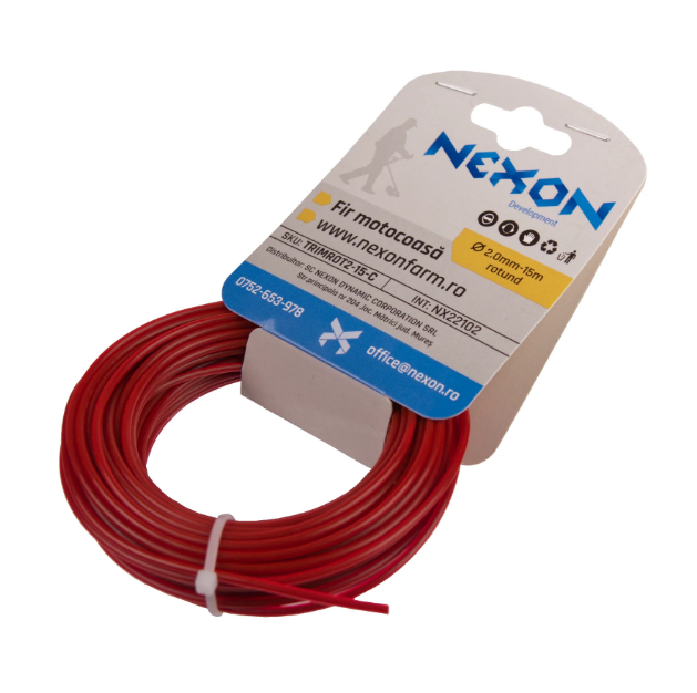 Fir rotund pentru motocoasă 2 mm x 15 m NEXON [3]