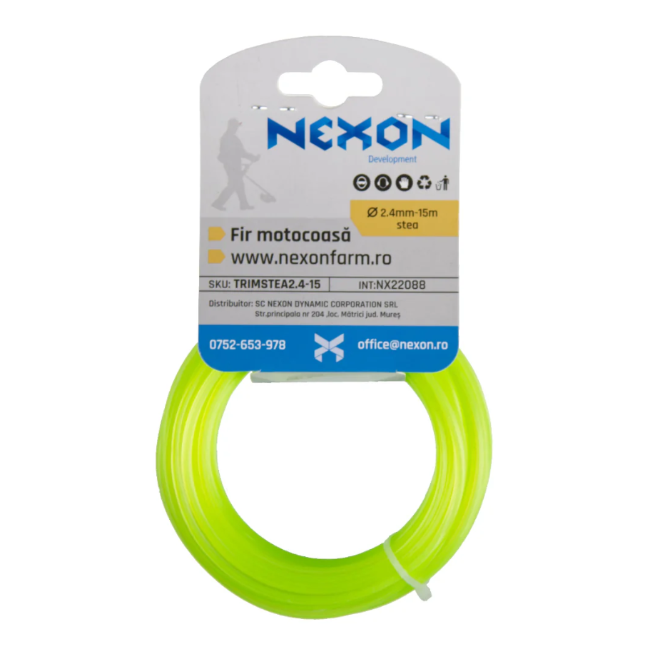 Fir stea pentru motocoasă 2,4 mm × 15 m NEXON [2]
