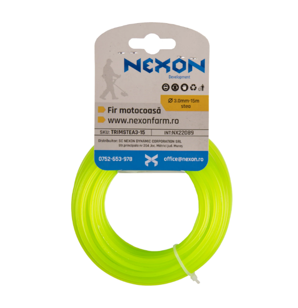 Fir stea pentru motocoasă 3 mm x 15 m NEXON [2]