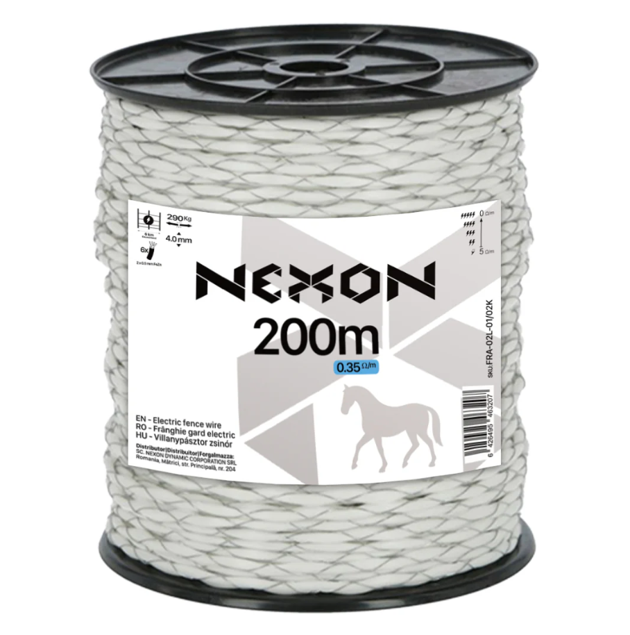 Frânghie gard electric NEXON EconomyLine – 200 m / 4 mm / 290 kg [2]