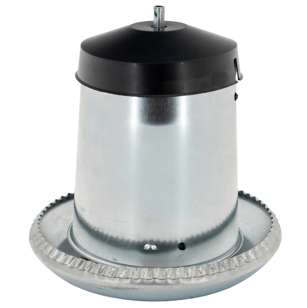 Hrănitoare din metal 5L pentru pui și găini [3]