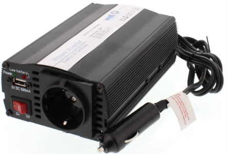 Invertor de tensiune 12V -> 220V, USB, 150W, Well [4]