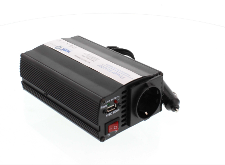 Invertor de tensiune 12V -> 220V, USB, 150W, Well [1]