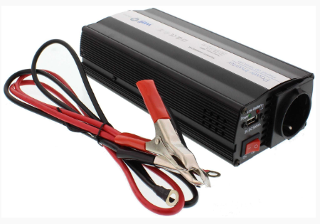 Invertor de tensiune 12V -> 220V, USB, 600W, Well [3]