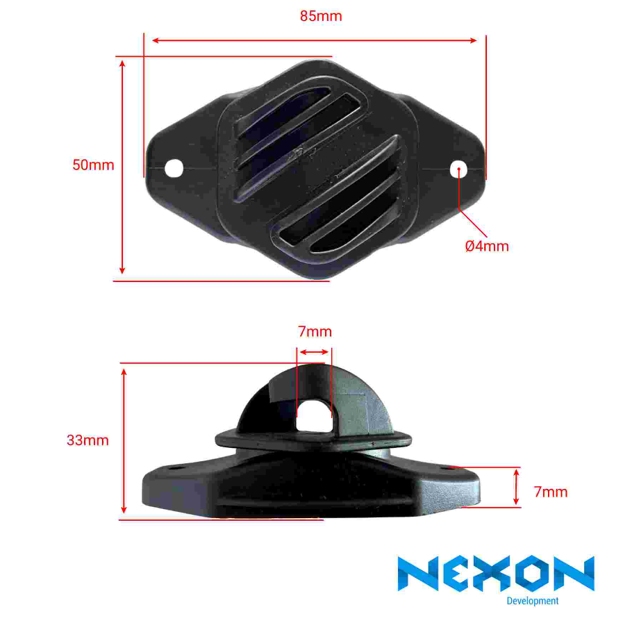 Izolator plat pentru gard electric permanent NEXON [2]