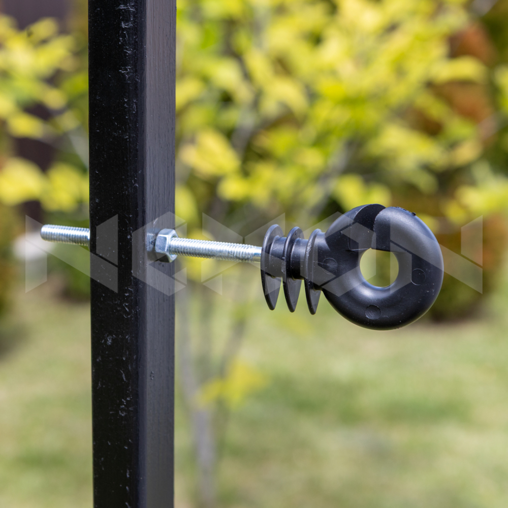Izolator cu surub metric pentru gard electric, 80 mm [3]