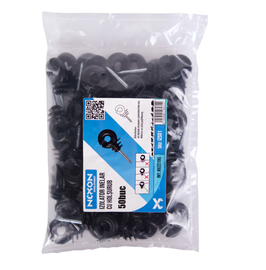 Izolator inelar gard electric MEDIUM (mai solid) NEXON [4]