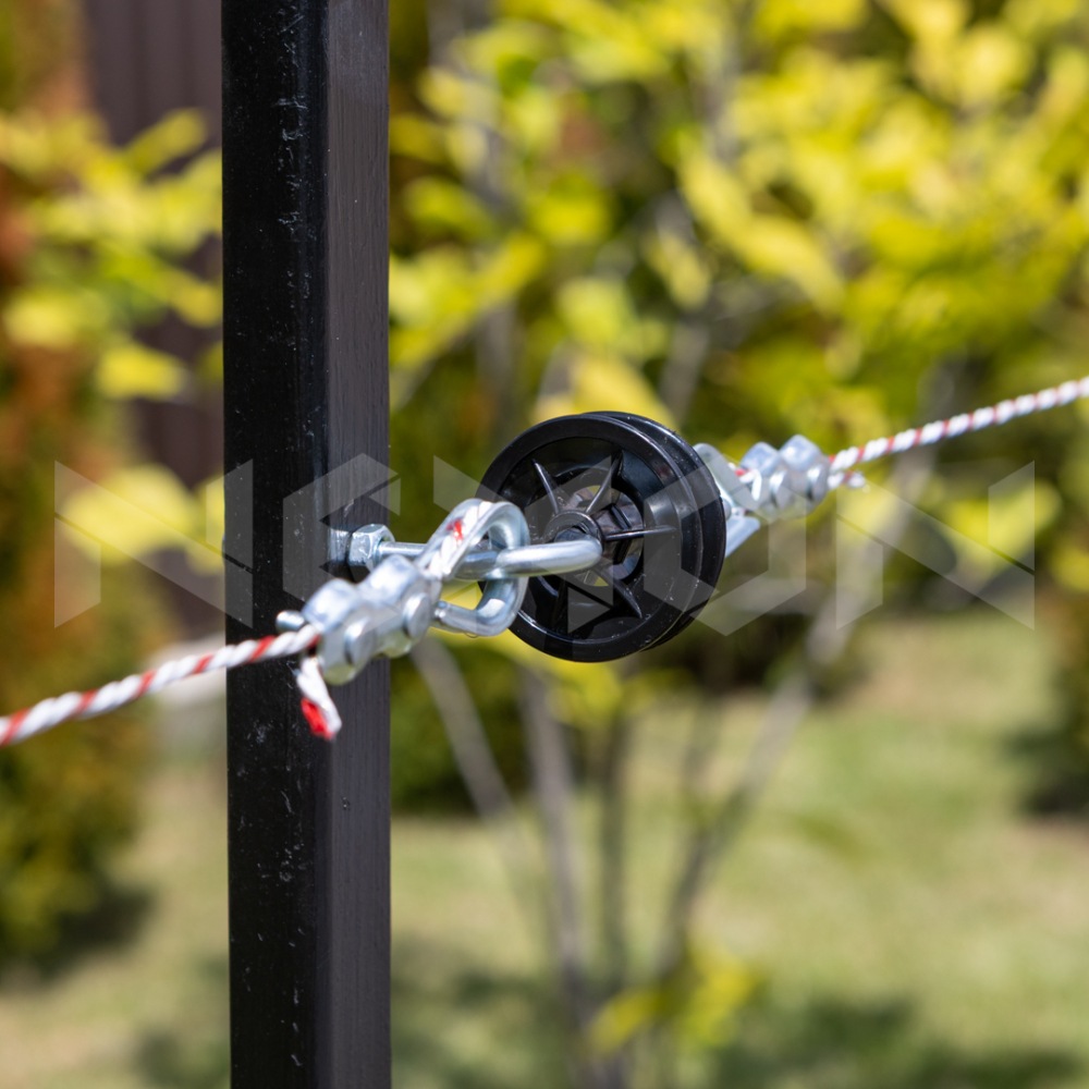 Izolator dublu cu surub metric pentru poarta gard electric NEXON [2]