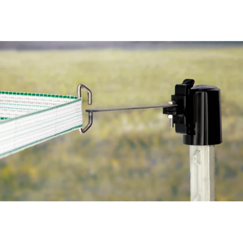 Izolator in cap de stalp T-Post pentru colt, NEXON modular, negru [3]