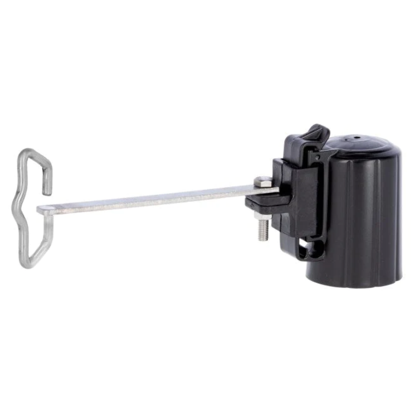 Izolator in cap de stalp T-Post pentru colt, NEXON modular, negru [1]