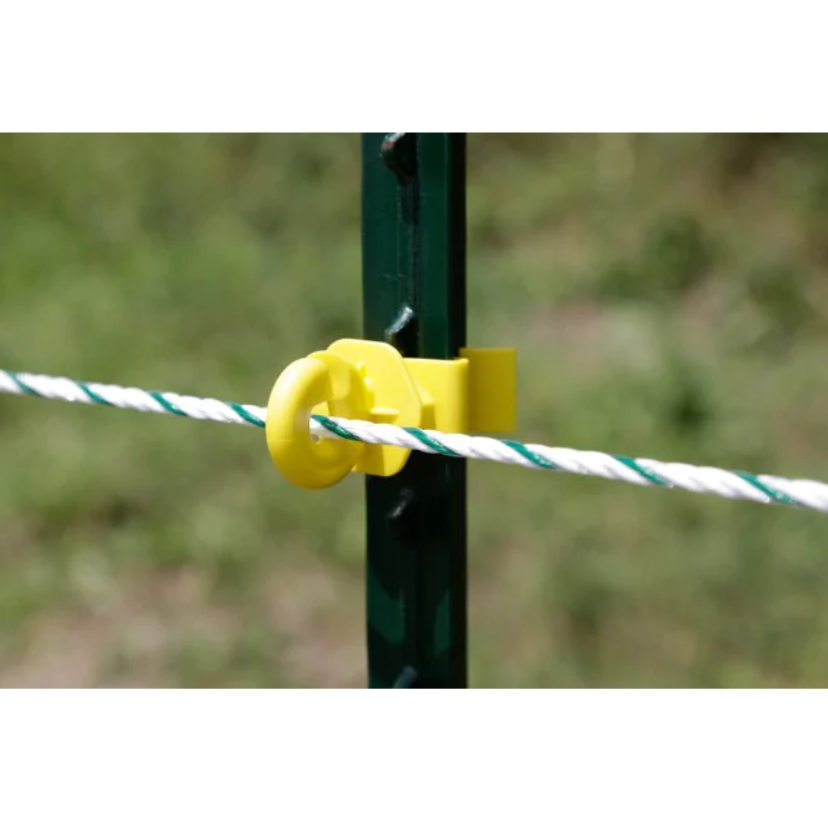 Izolator pentru fir gard electric T-post NEXON modular galben [3]