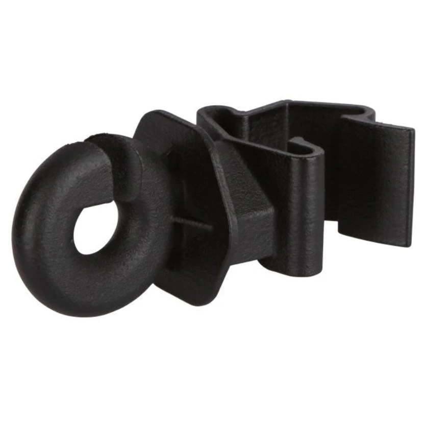 Izolator pentru fir gard electric T-post NEXON modular negru [1]