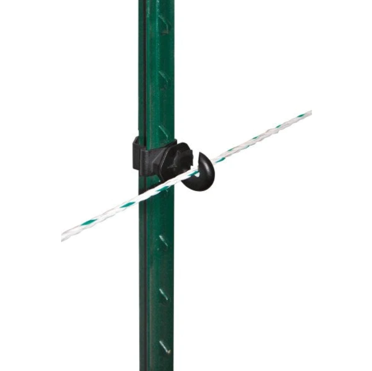 Izolator pentru fir gard electric T-post NEXON modular negru [2]