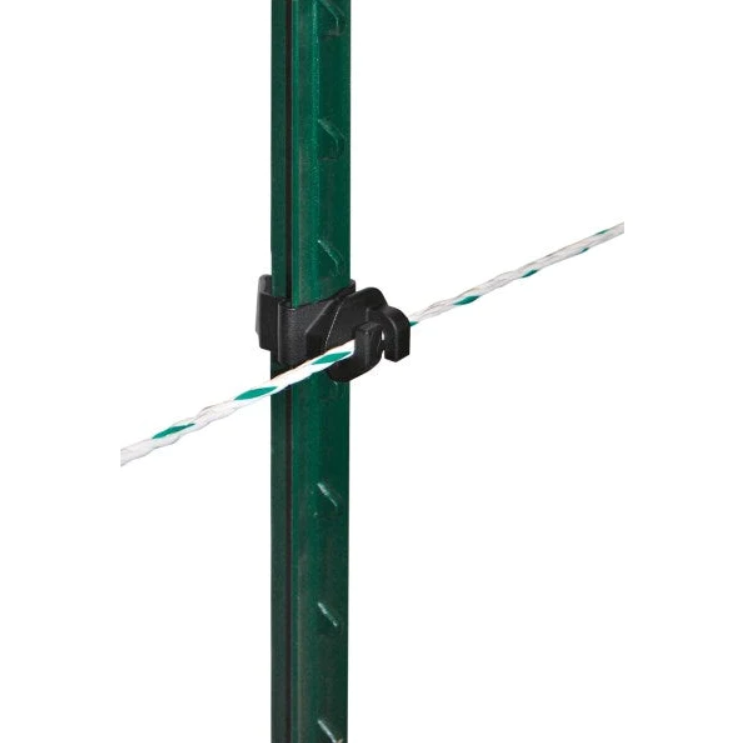 Izolator pentru sarma gard electric T-post NEXON modular negru [2]