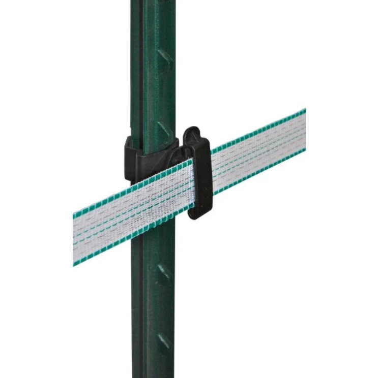 Izolator pentru banda gard electric T-post NEXON modular negru [3]