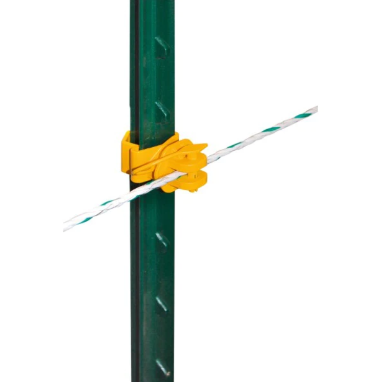 Izolator pentru sarma gard electric T-post NEXON modular galben [4]