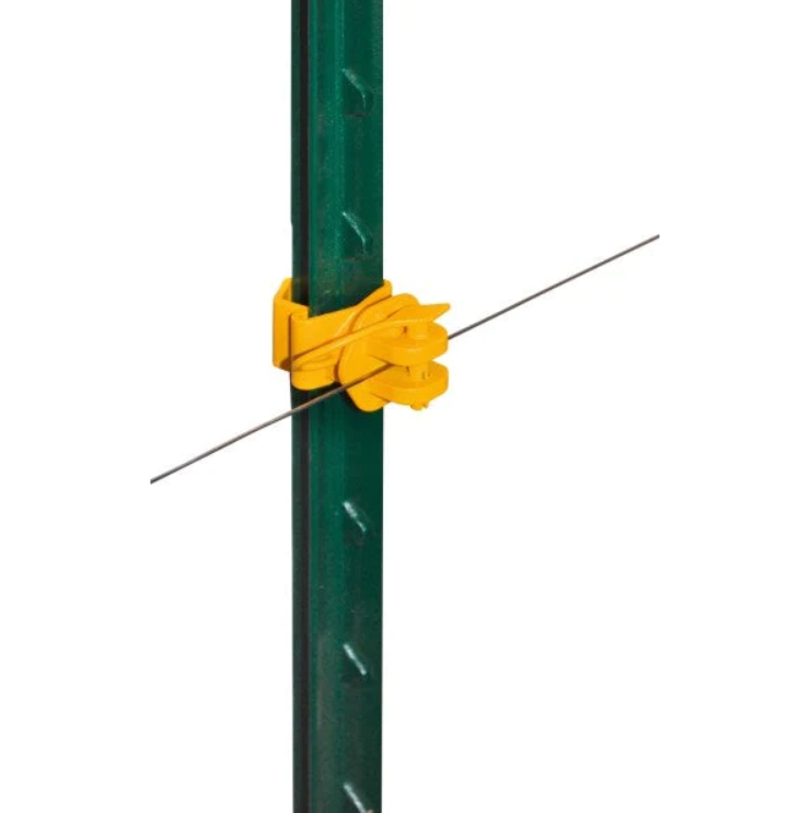 Izolator pentru sarma gard electric T-post NEXON modular galben [3]