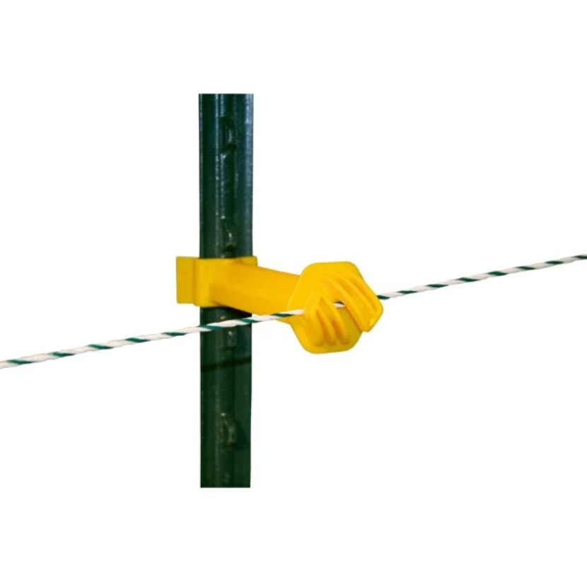 Izolator pentru fir gard electric T-post NEXON modular galben model nou [2]