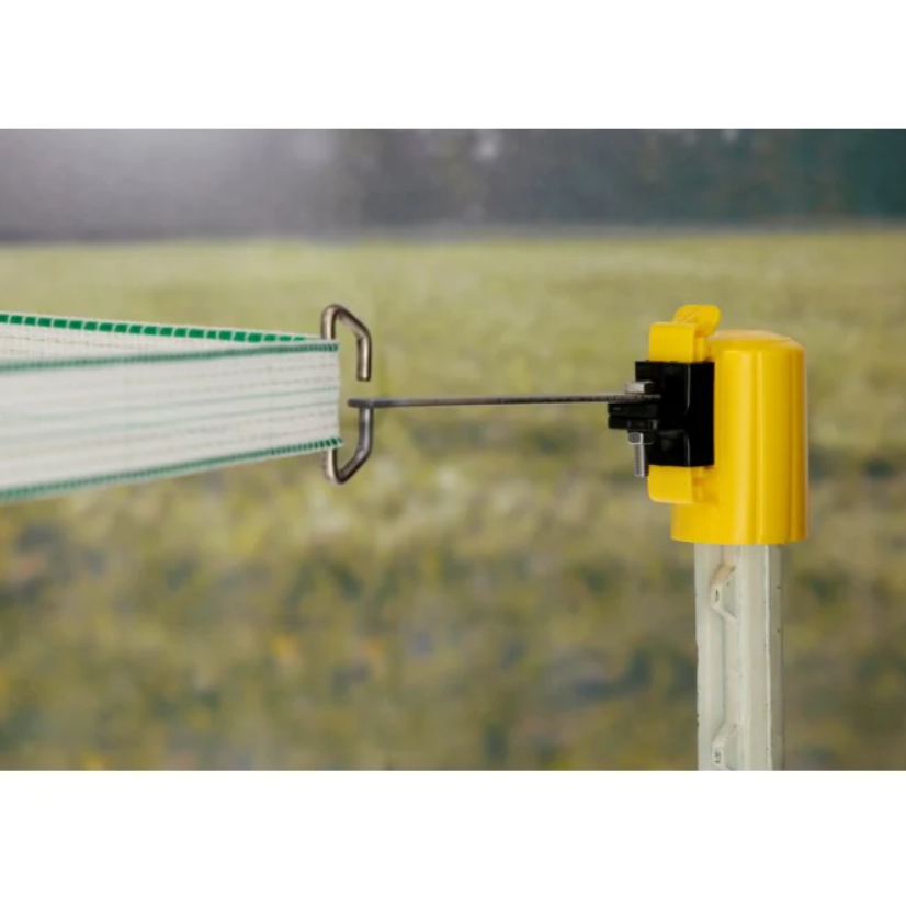 Izolator in cap de stalp T-Post pentru colt, NEXON modular, galben [2]